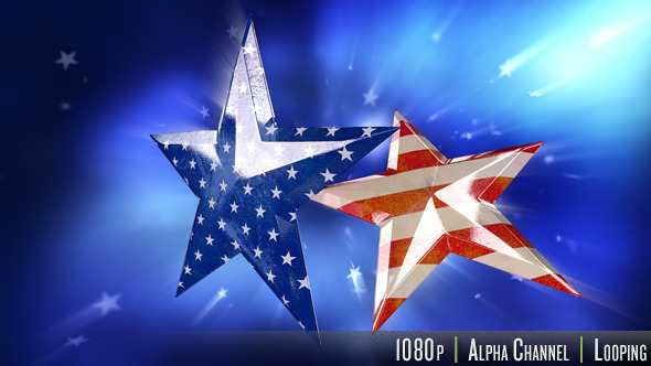 Old Faded USA American Flag in Stars - Download Videohive 11616121