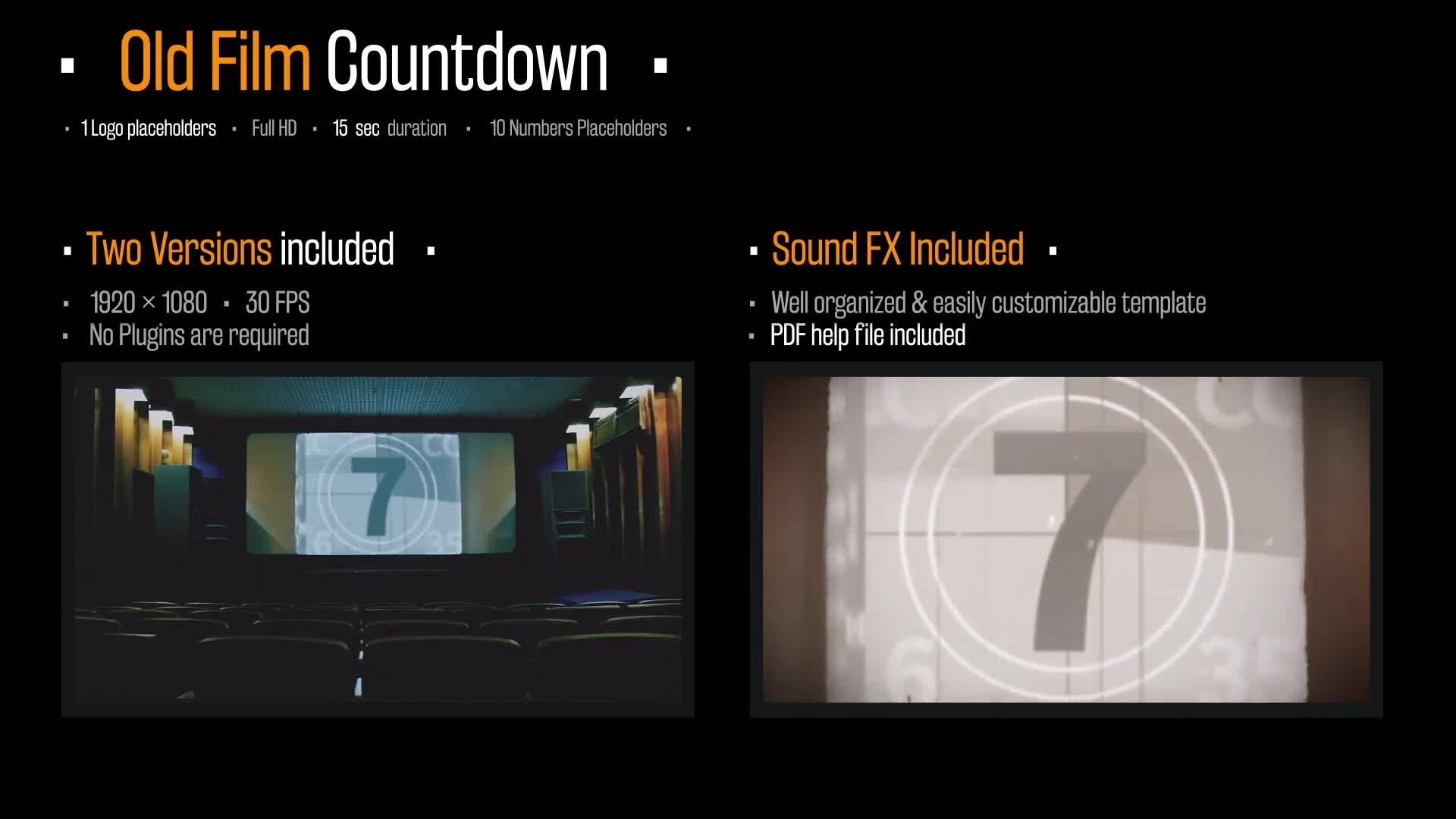 Old Film Countdown Videohive 20617353 After Effects Image 1