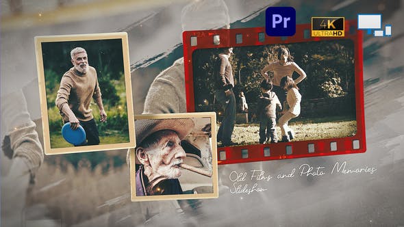 Old Films and Photo Memories Slideshow Premiere Pro - Videohive 44874744 Download