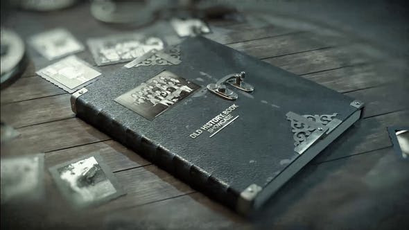 Old History Book Showcase - 35499894 Download Videohive