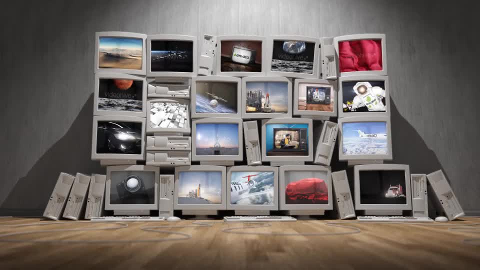 Old Personal Computers Stack Videohive 24117296 After Effects Image 1