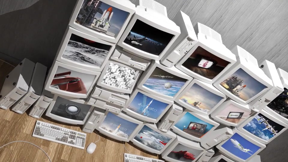 Old Personal Computers Stack Videohive 24117296 After Effects Image 4