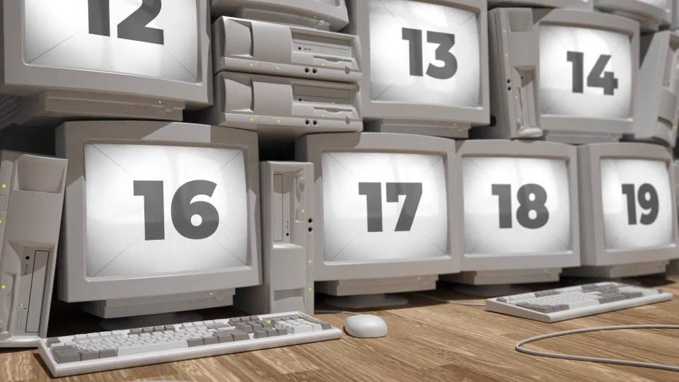 Old Personal Computers Stack Videohive 24117296 After Effects Image 9