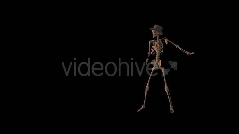Old Pop Music And Skeleton - Download Videohive 19204307