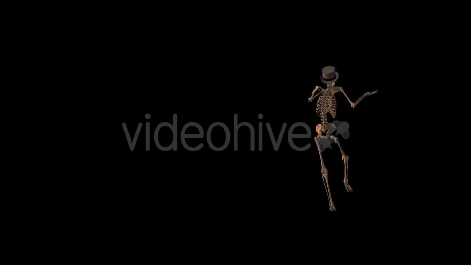 Old Pop Music And Skeleton - Download Videohive 19204307