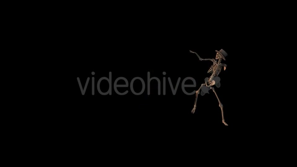 Old Pop Music And Skeleton - Download Videohive 19204307