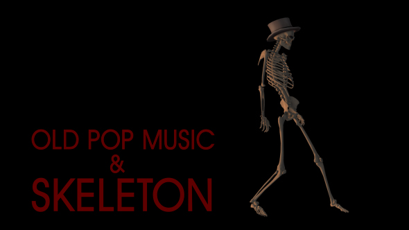 Old Pop Music And Skeleton - Download Videohive 19204307