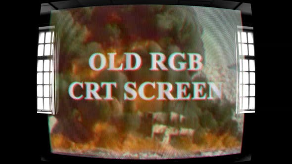 Old Rgb Crt Screen Download Rapid Videohive After Effects