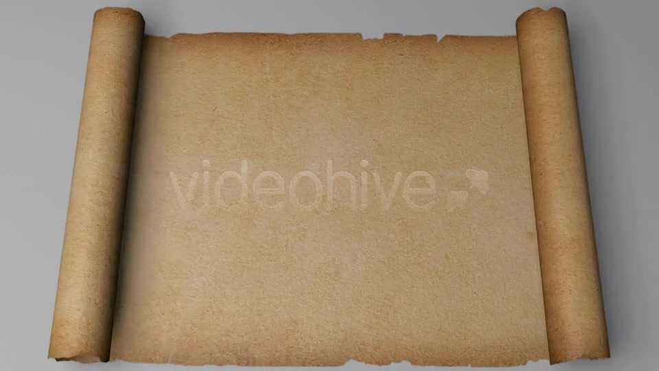 Old Scroll / Parchment (Blank) - Download Videohive 6418074