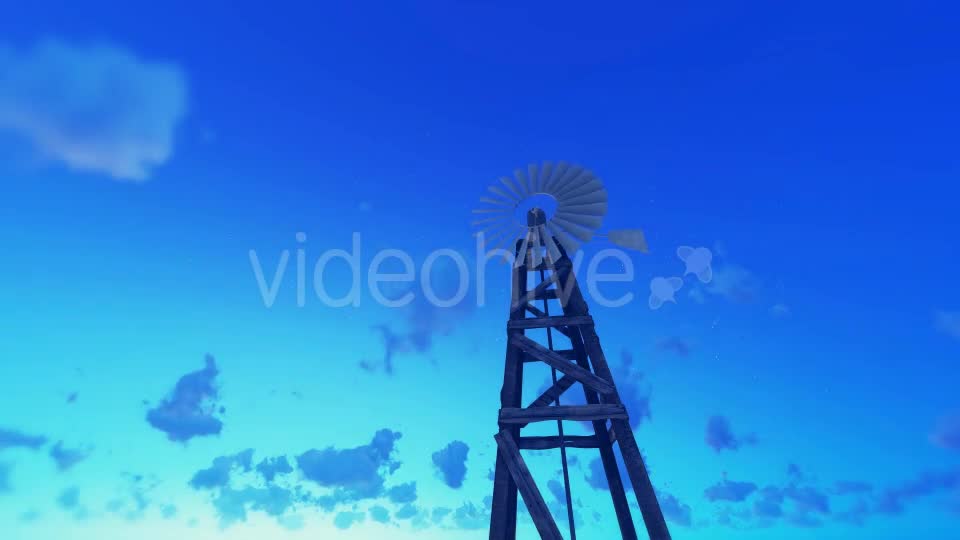 Old Windmill Sunrise Farm - Download Videohive 17600883