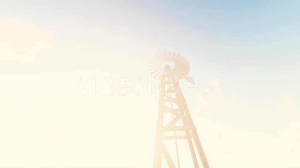 Old Windmill Sunrise Farm - Download Videohive 17600883