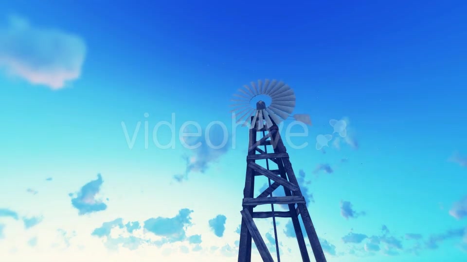 Old Windmill Sunrise Farm - Download Videohive 17600883