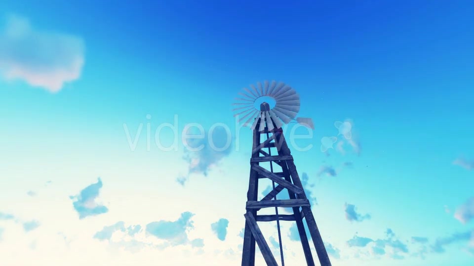 Old Windmill Sunrise Farm - Download Videohive 17600883