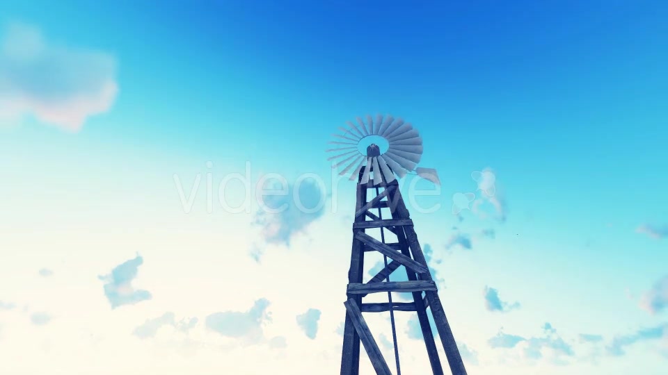 Old Windmill Sunrise Farm - Download Videohive 17600883