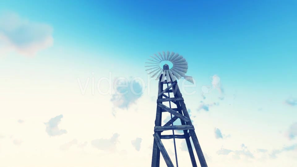 Old Windmill Sunrise Farm - Download Videohive 17600883