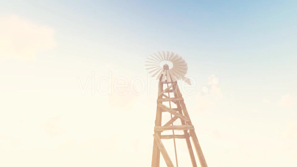 Old Windmill Sunrise Farm - Download Videohive 17600883