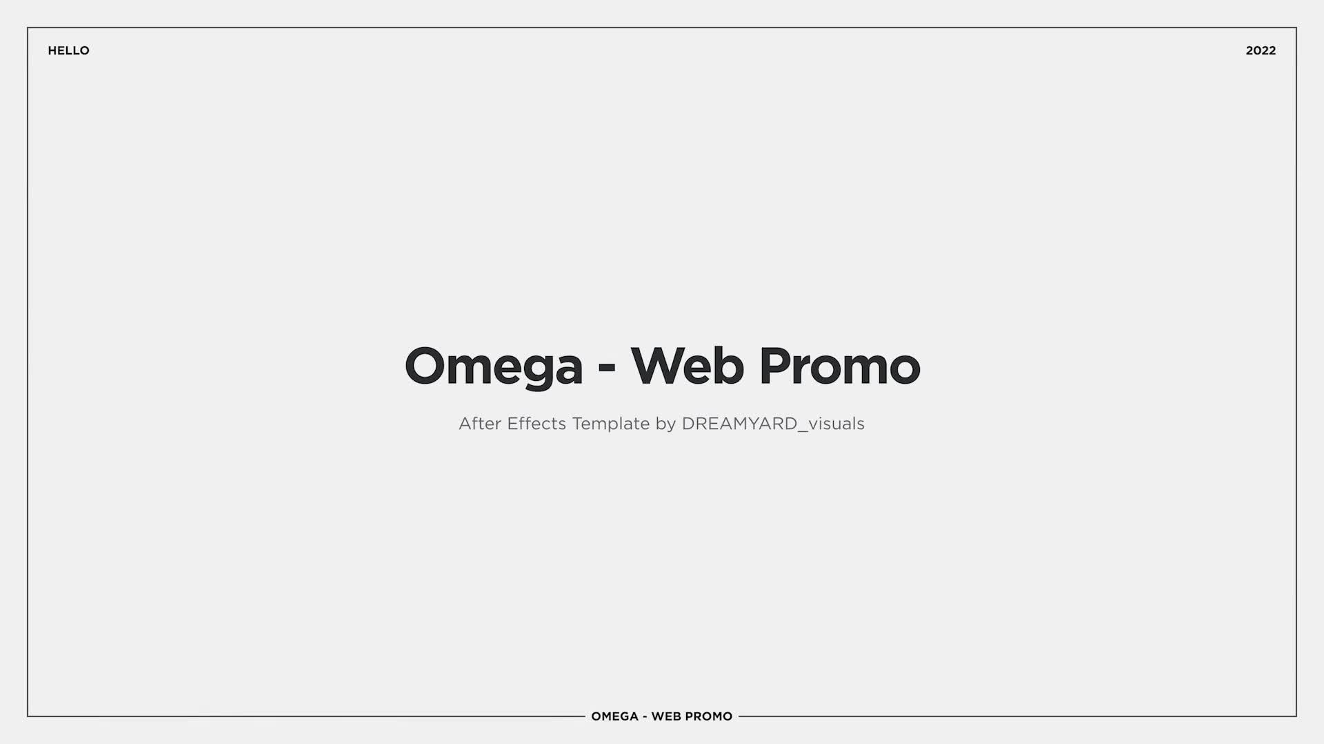 Omega Website Promo Videohive 37614222 After Effects Image 1