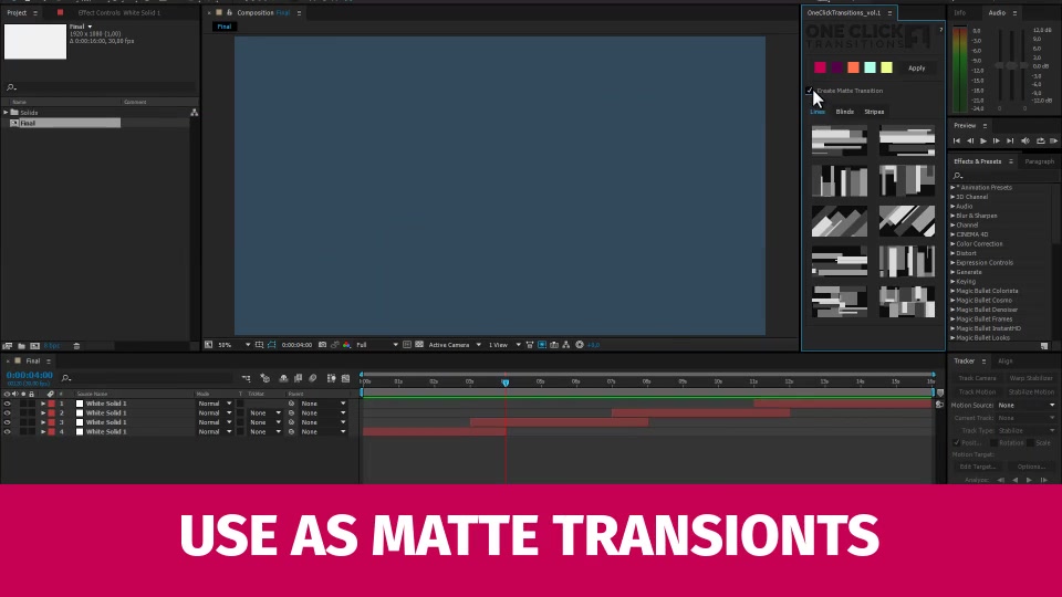 One Click Transitions Vol.1 - Download Videohive 19752559