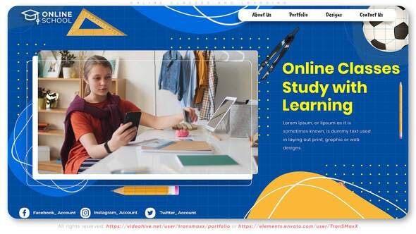 Online Classes and Learning - Download Videohive 30623170