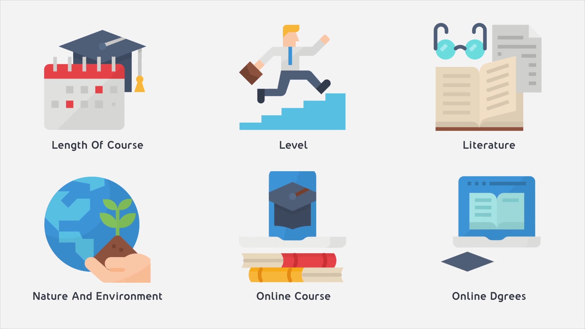 Online Course Modern Flat Animated Icons – Mogrt Videohive 31064770 Premiere Pro Image 4
