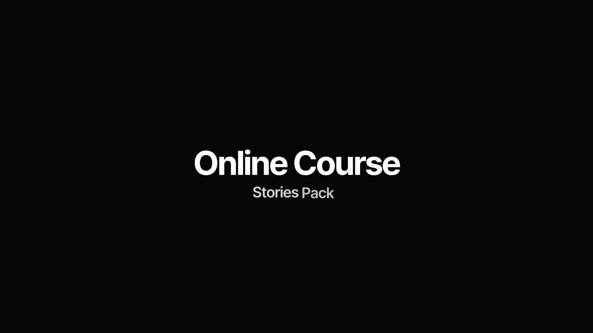 Online Course Stories Pack Videohive 32642720 After Effects Image 1