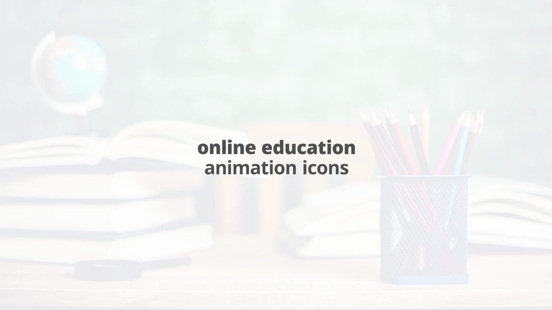 Online Education Flat Animated Icons Videohive 24429353 After Effects Image 2