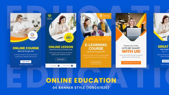 Online Education Instagram Story - Videohive Download 35334024