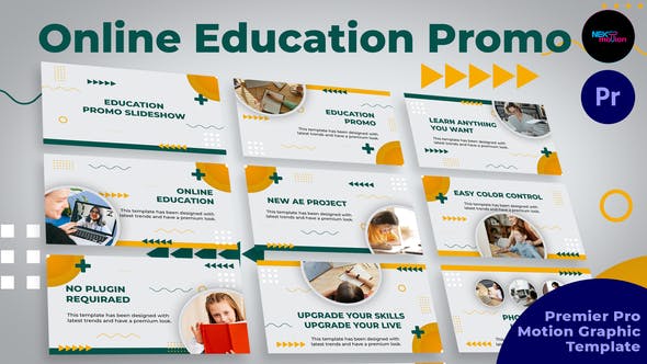 Online Education Promo | MOGRT - 33969464 Videohive Download