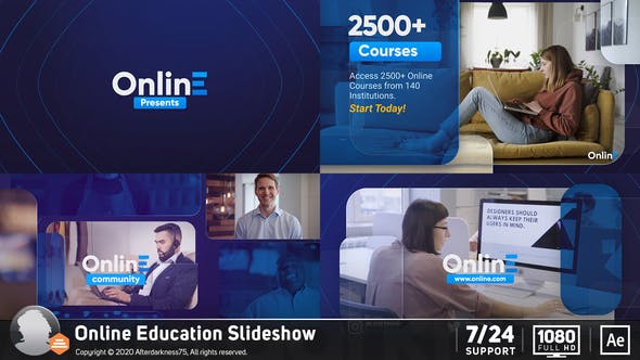Online Education Slideshow - 26737959 Download Videohive