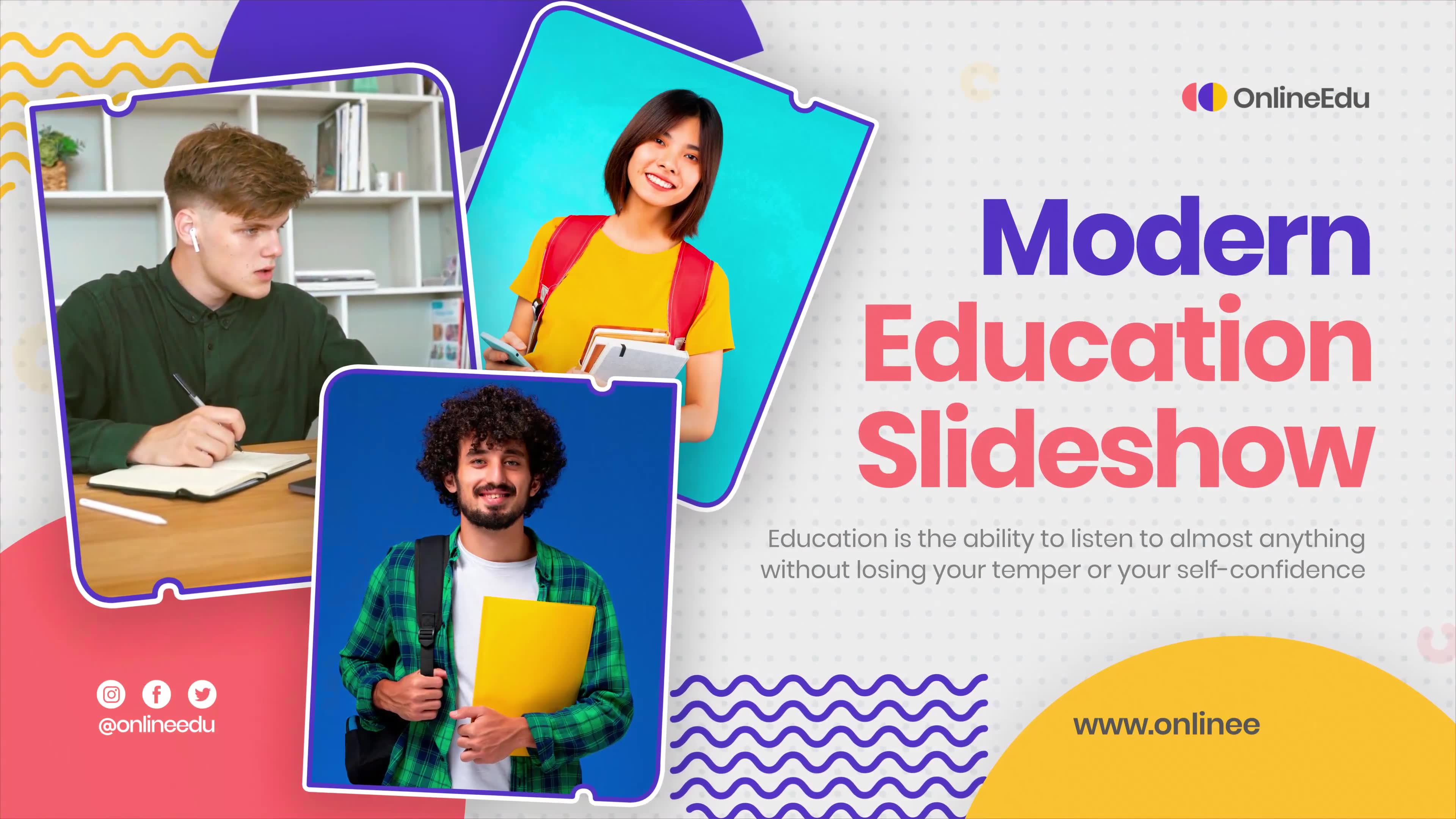 Online Education Slideshow (MOGRT) Videohive 33734978 Premiere Pro Image 3