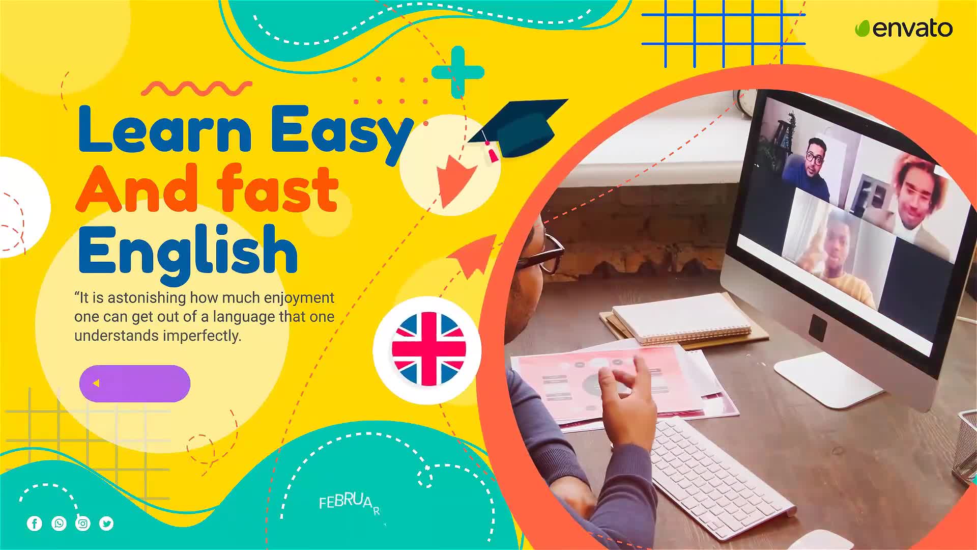Online English Course and Classes Videohive 36923874 After Effects Image 8