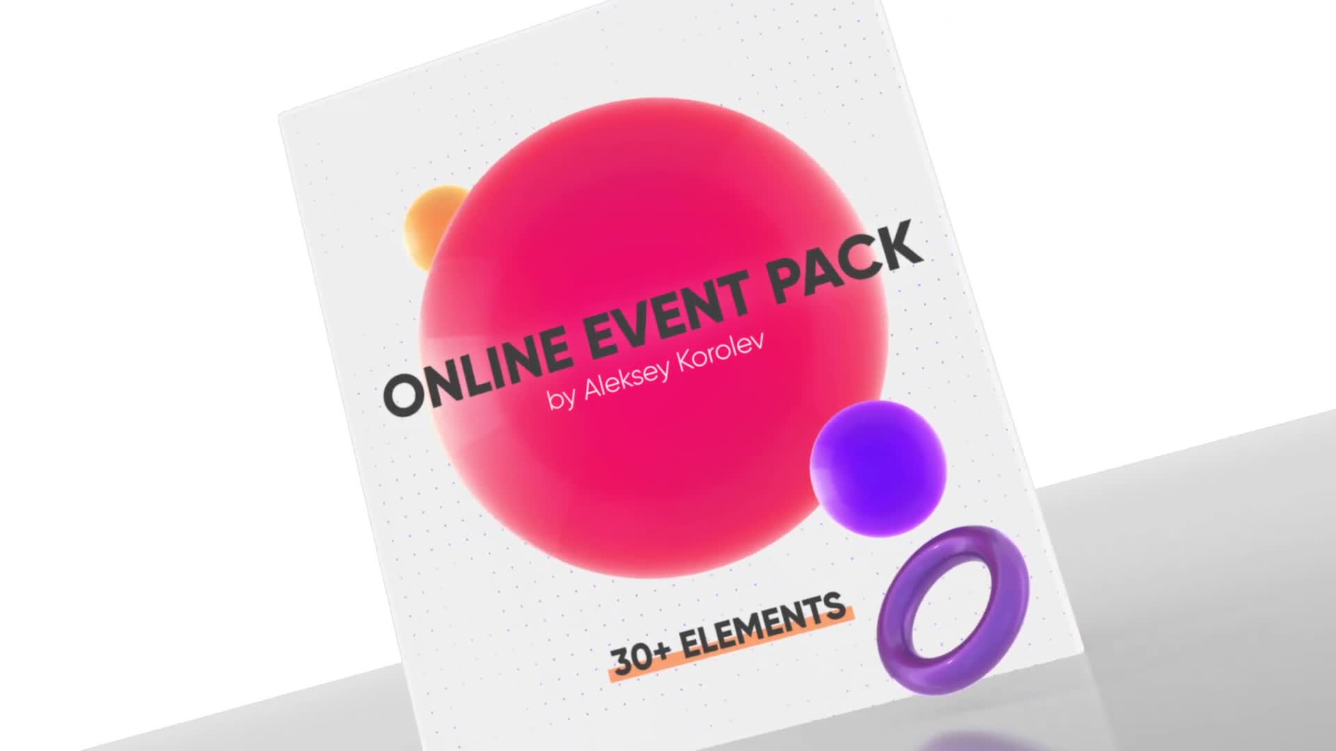 Online Event Pack / Webinar / Online Conference Videohive 27552598 After Effects Image 1