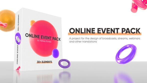 Online Event Pack / Webinar / Online Conference - Download Videohive 27552598