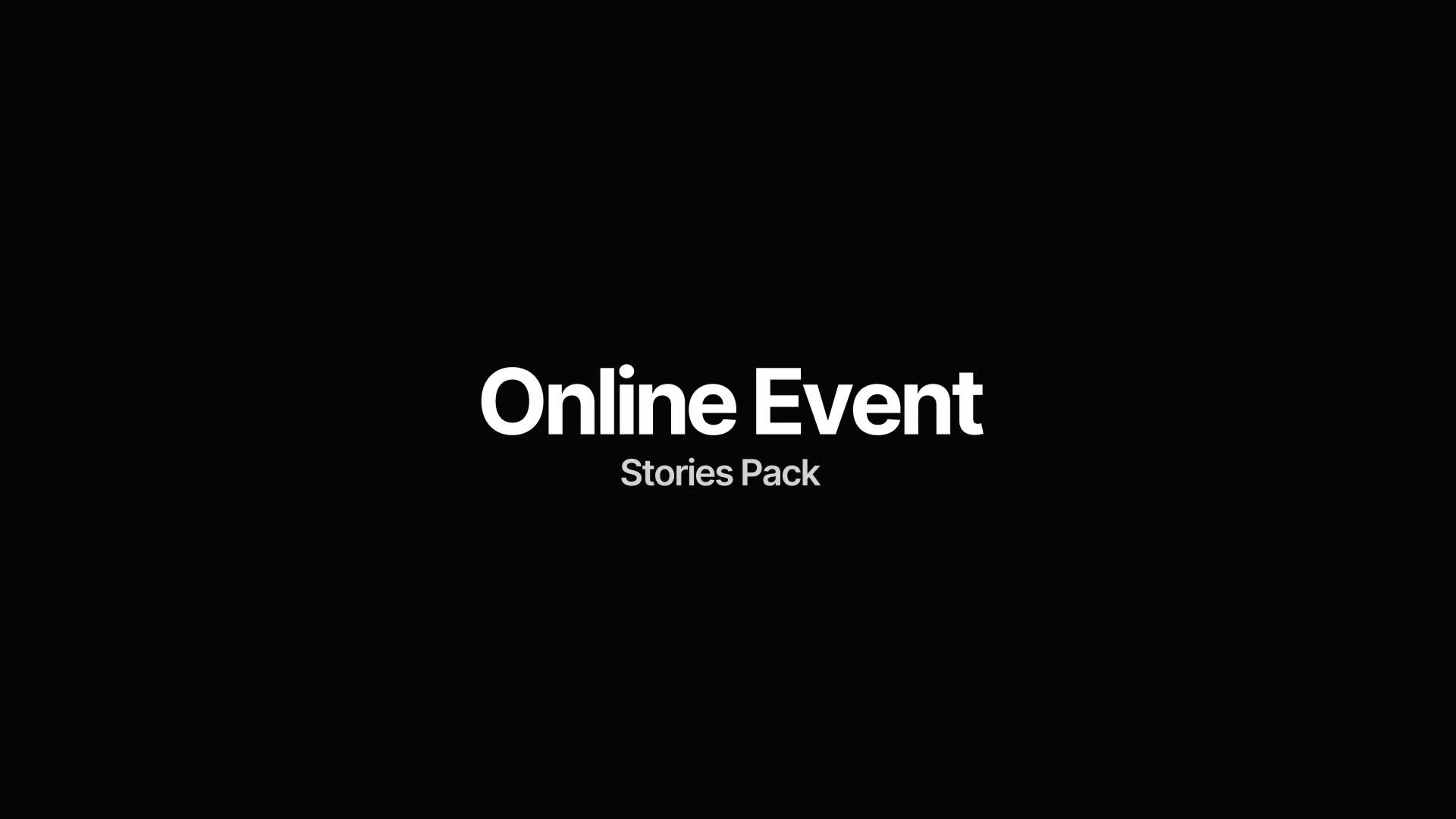 Online Event Stories Videohive 32960400 After Effects Image 1