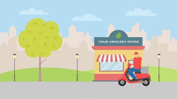 Online Grocery Delivery - Download Videohive 30020132