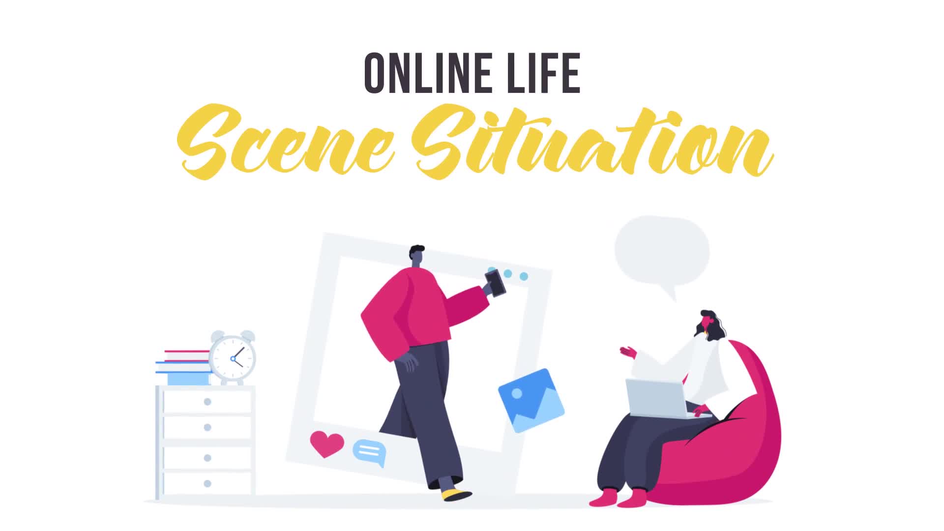 Online life Scene Situation Videohive 28435597 After Effects Image 1