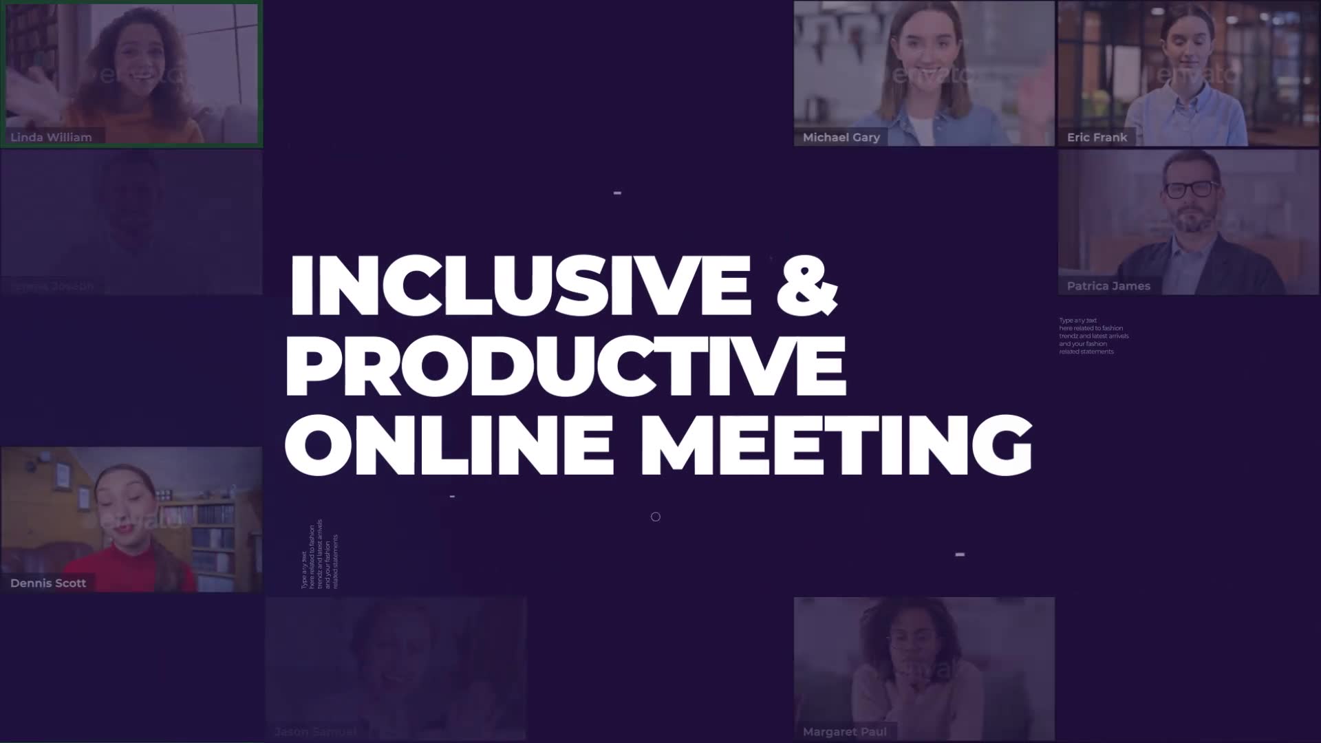Online Meeting Group Video Conference Zoom Event Promo Videohive 31684763 After Effects Image 2