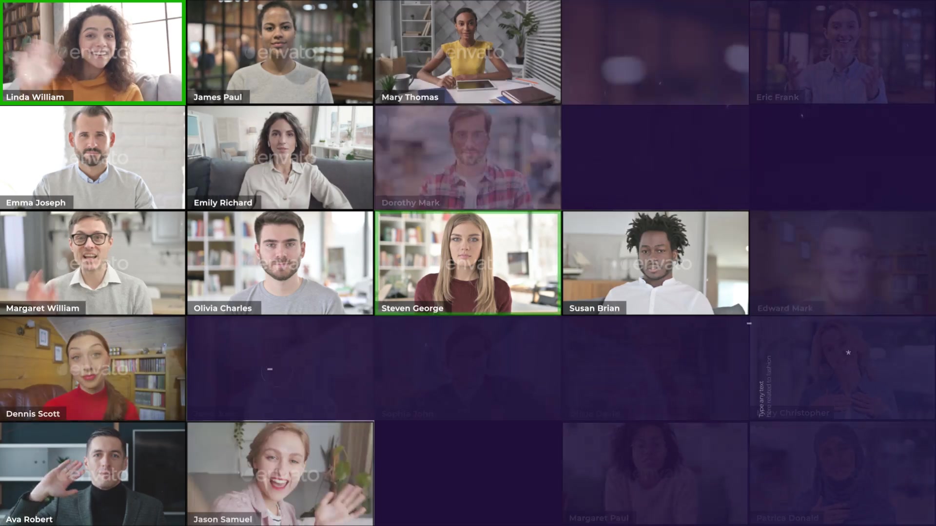 Online Meeting Group Video Conference Zoom Event Promo Videohive 31684763 After Effects Image 3