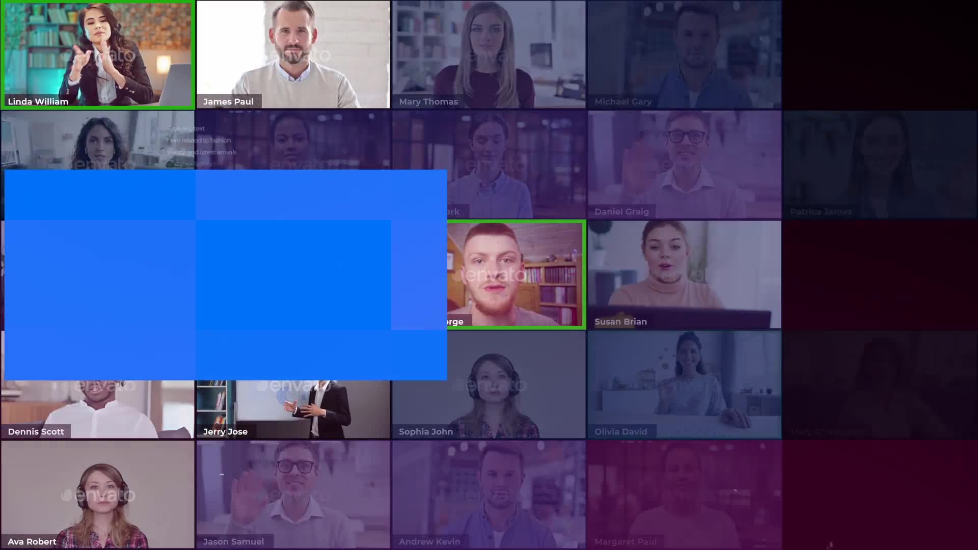 Online Meeting Video Conference Promo Videohive 27818218 After Effects Image 1
