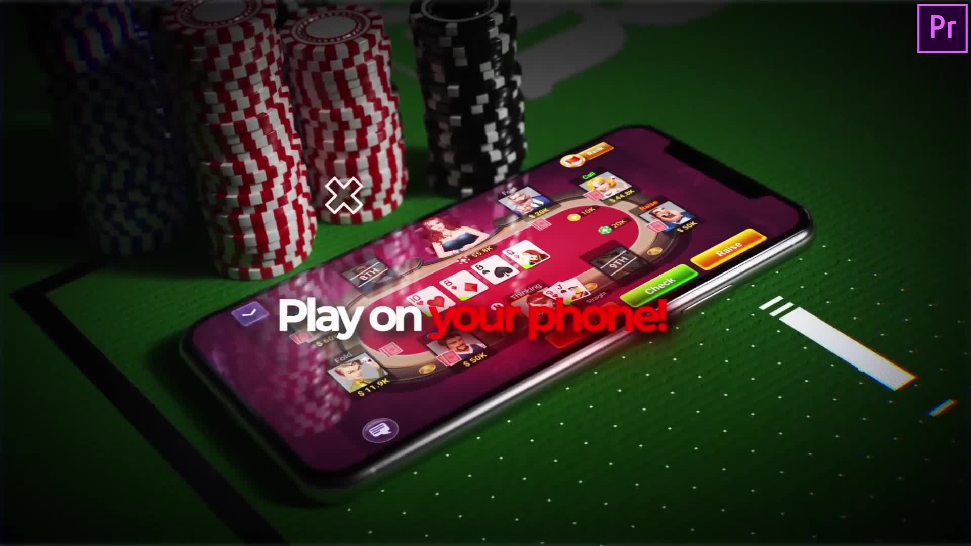 Online Poker App Promo & Poker Intro Premiere Pro Videohive 33975402 Premiere Pro Image 8