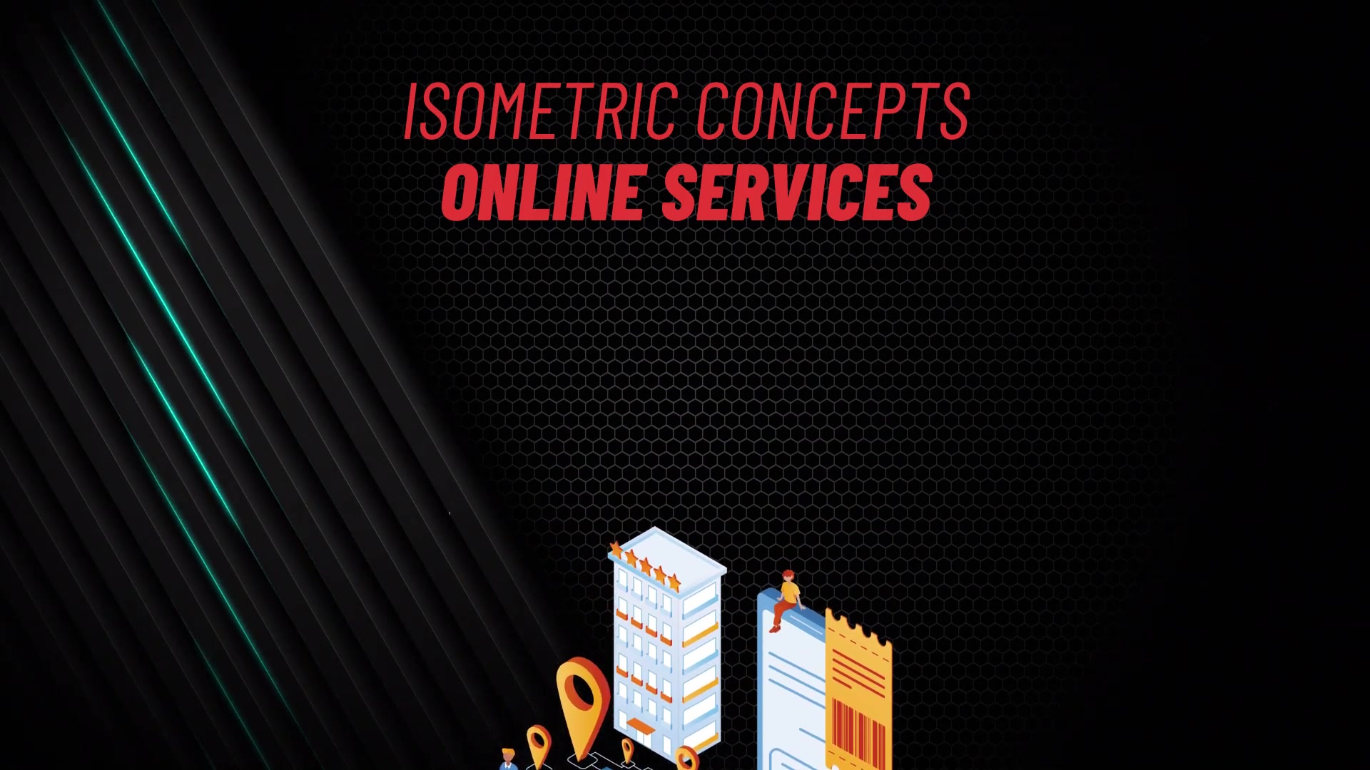 Online Services Isometric Concept Videohive 31813495 After Effects Image 4