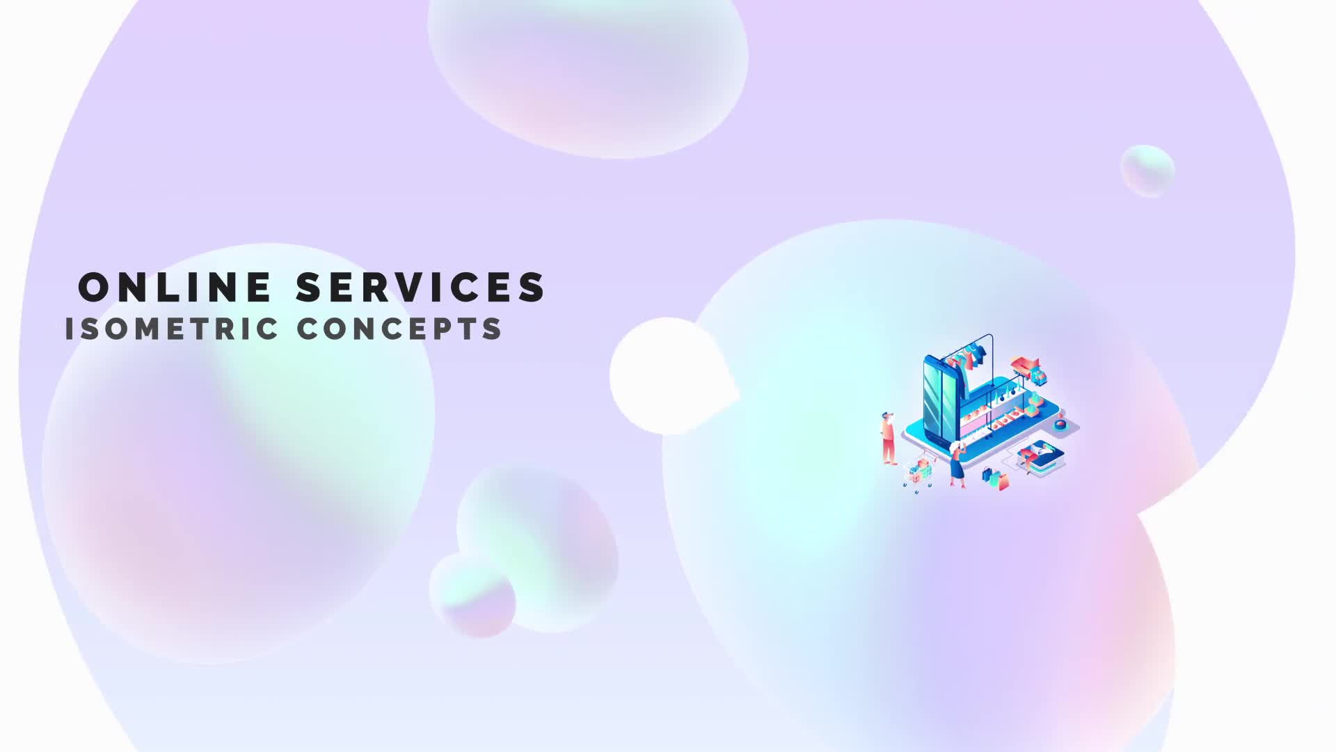 Online services Isometric Concept Videohive 33518739 After Effects Image 1