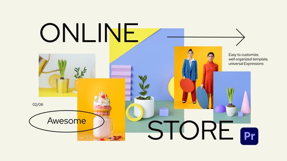 Online Shopping Store Promo for Premiere Pro - 34294908 Download Videohive