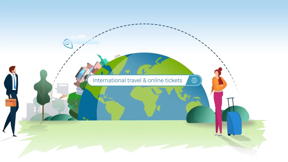 Online Tickets and Travel Services Logo Videohive 24332979 After Effects Image 3