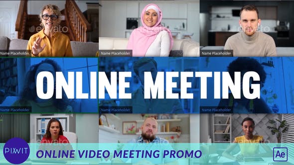 Online Video Meeting Promo - 33097577 Videohive Download