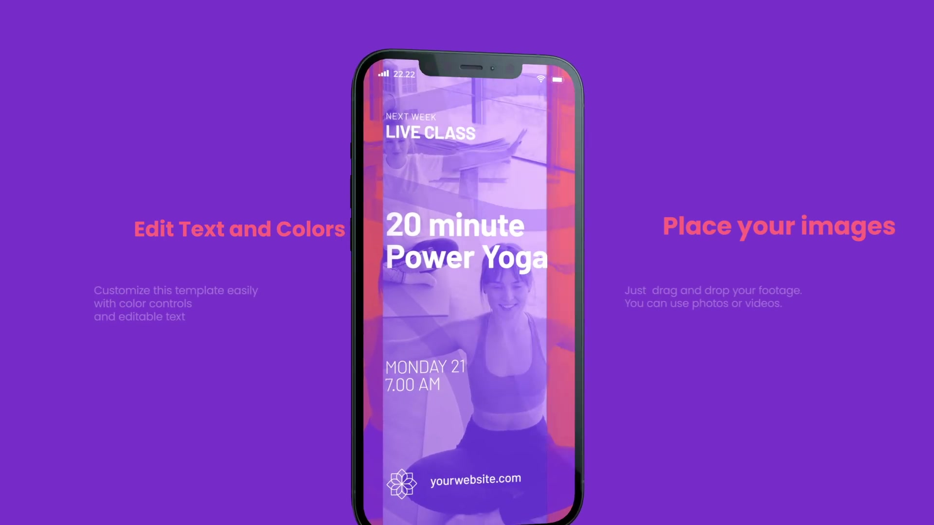 Online Yoga Instagram Promo Videohive 32239101 After Effects Image 5