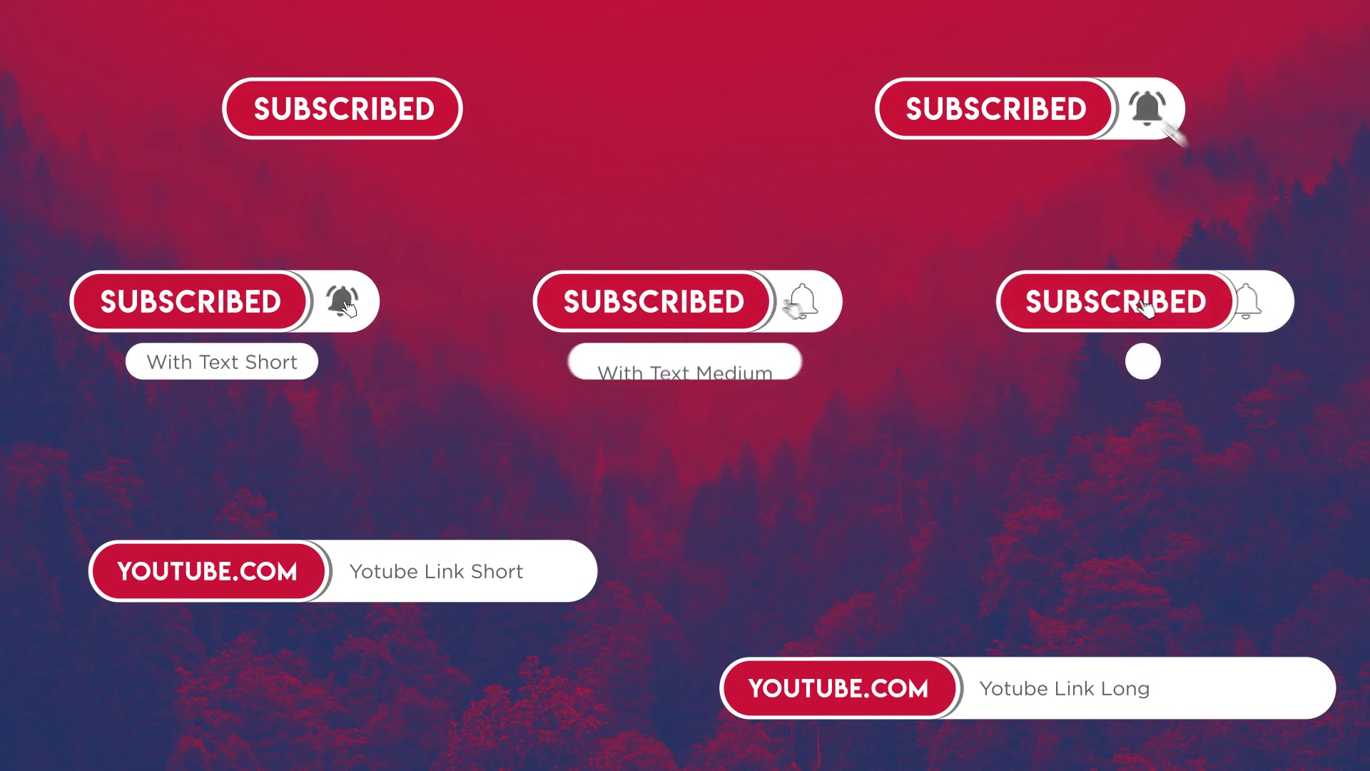 Opener Youtube Package Button Subscribe Videohive 24589949 After Effects Image 6