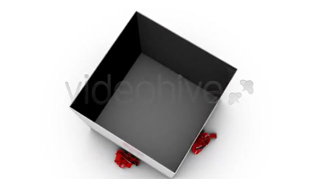 Opening a Wrapped Gift with Alpha Channel Box - Download Videohive 2521375