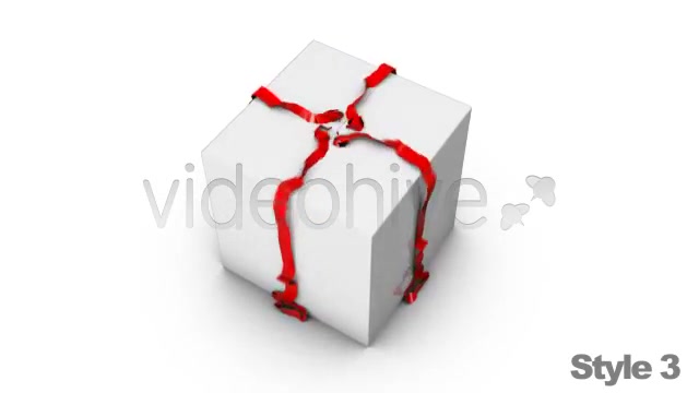 Opening a Wrapped Gift with Alpha Channel Fold Videohive 2517176 Motion Graphics Image 8
