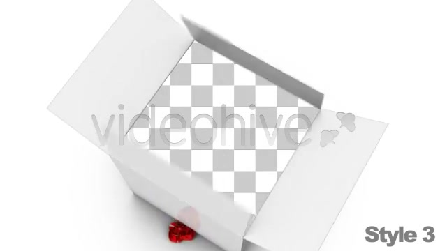 Opening a Wrapped Gift with Alpha Channel Fold Videohive 2517176 Motion Graphics Image 9